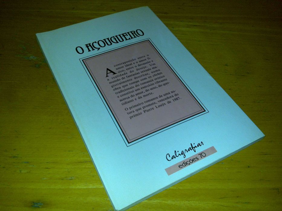 o açougueiro (alina reyes) 1988 livro