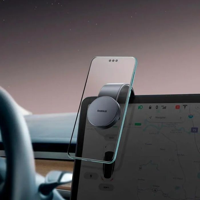 Автомобільний тримач Baseus PrimeTrip Magnetic Stick-On  C02 Android