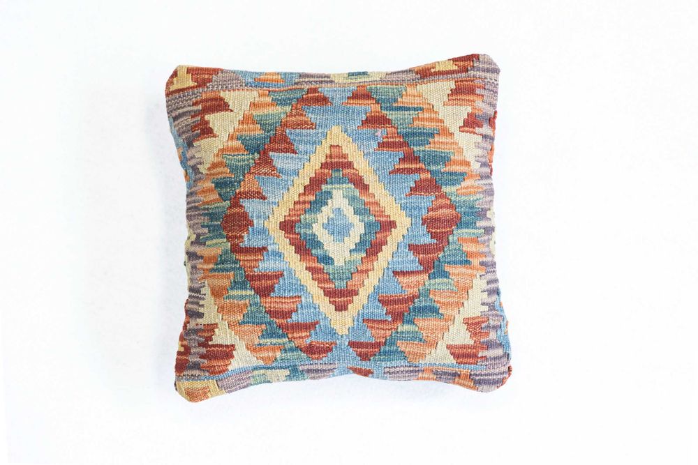almofada kilim afegão manual