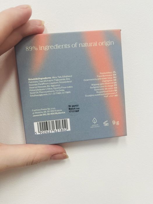 Rozświetlacz paese x cocolita dewy sunrise