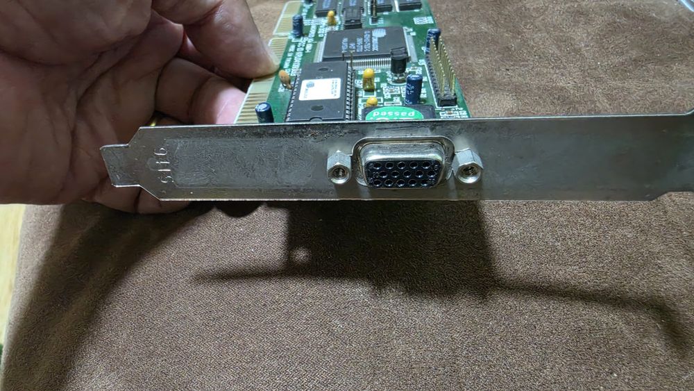 placa gráfica antiga Machspeed VGA 1060-1