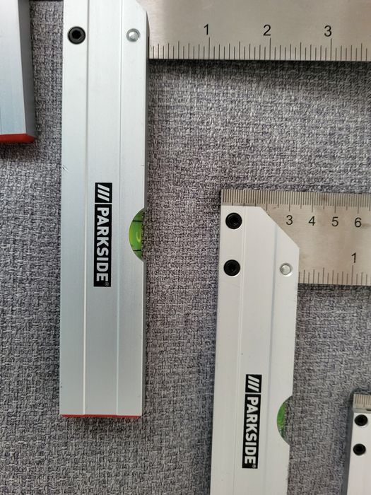 Metal Ruler Set with Level (Parkeside)64741011072513122