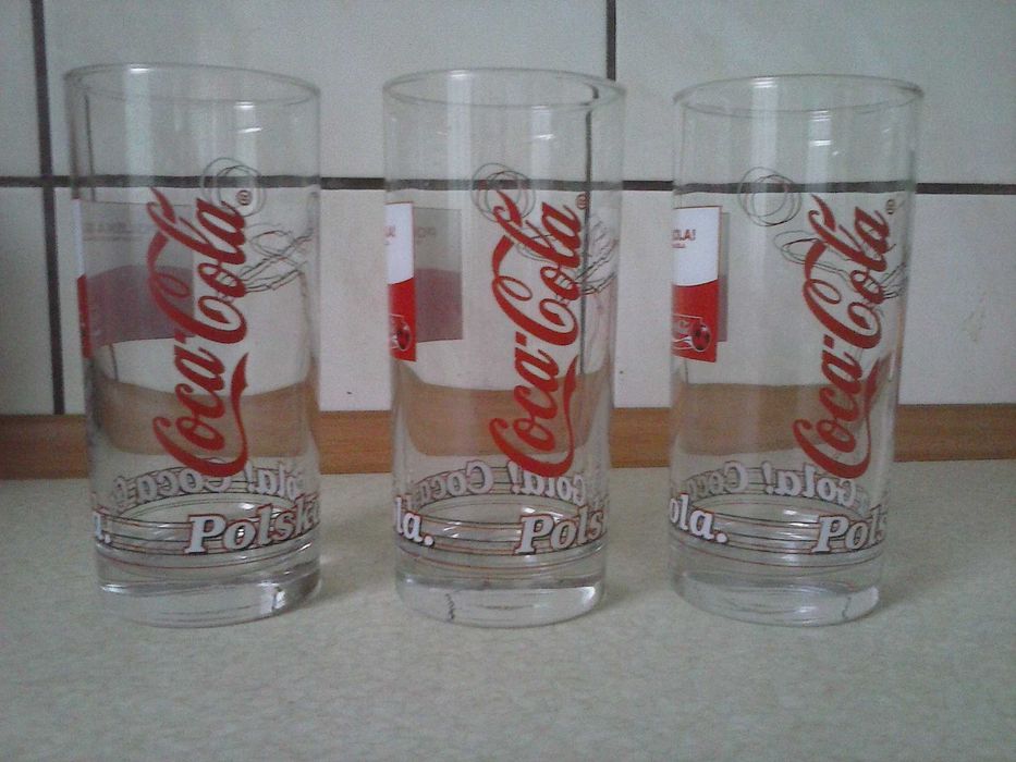 Szklanki Coca-Cola