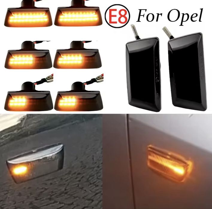 Динамические LED поворотники в OPEL Astra Corsa Zafira / Chevrolet