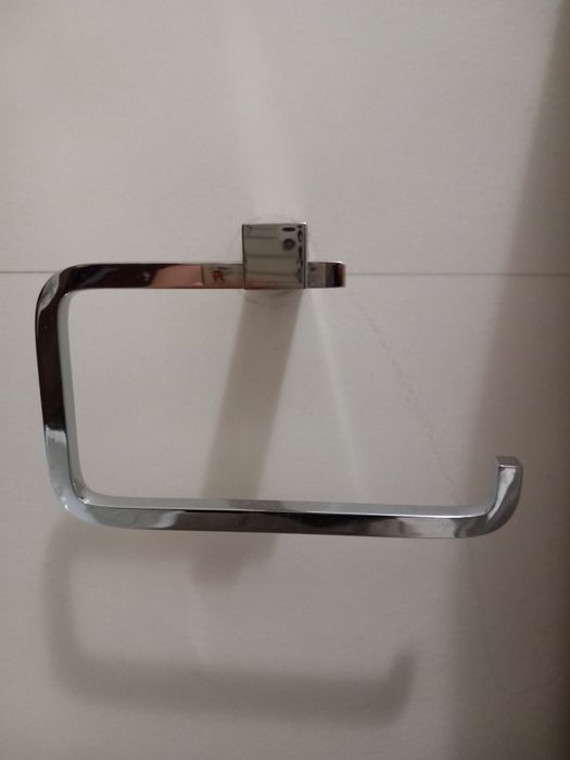 Porta-Rolo Papel Inox Espelhado