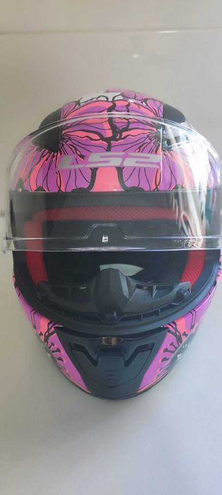 Capacete integral LS2 FF353 Rapid II Papoilas Rosa