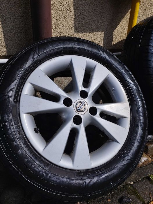 Koła alufelgi nissan opony letnie Nokian 185/65R15
