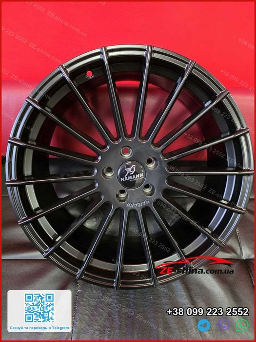 Диски Hamann R19 5x112 Різноширокі ET25/27 BMW G20 G30 X3 X4 Новинка на ринку України Black