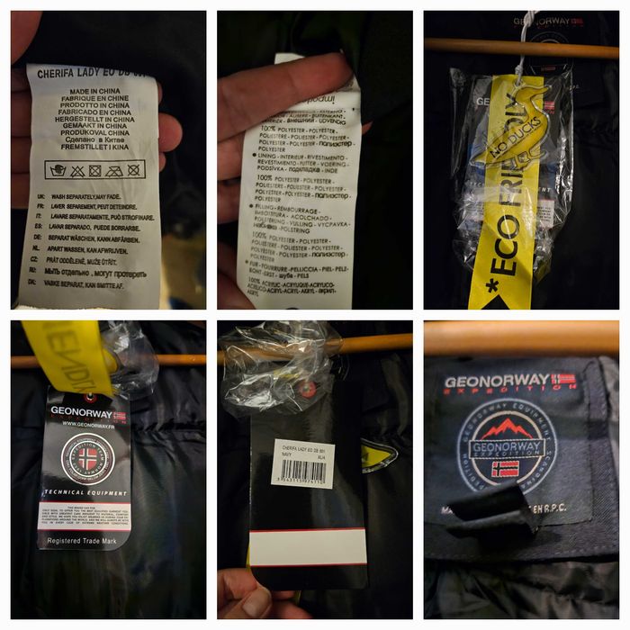 Kurtka parka zimowa XL Geographical Norway Nowa z metkami Cherifa