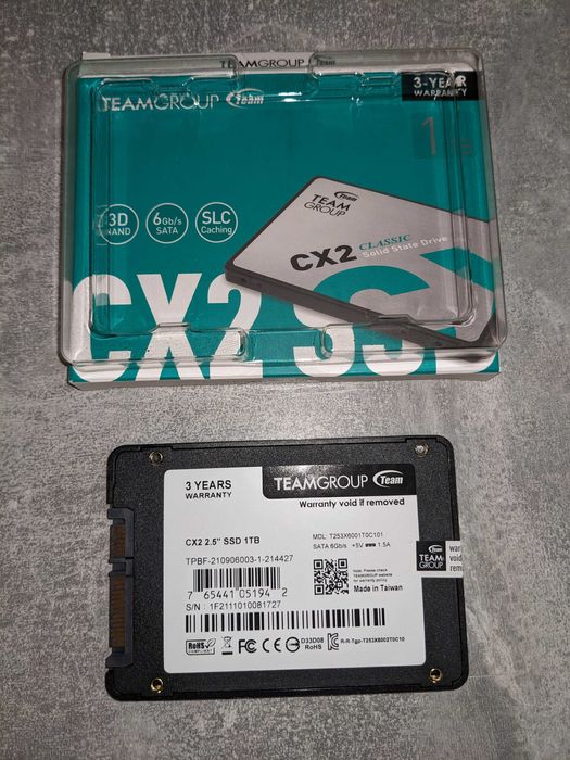 Dysk SSD Team Group CX2 1TB 2.5" SATA