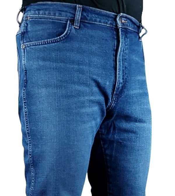 Męskie jeansy Wrangler River - True Tapered -Sundown Blue nowe W32/L34