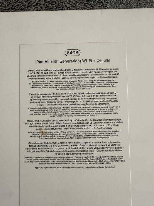 IPad Air 5 (2022) 64gg