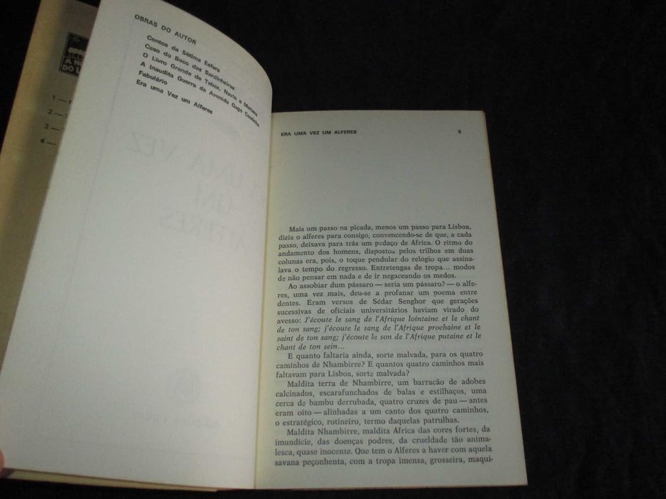 Livro Era uma vez um alferes Mário de Carvalho