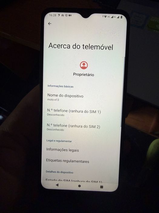 Moto e13 em bom estado