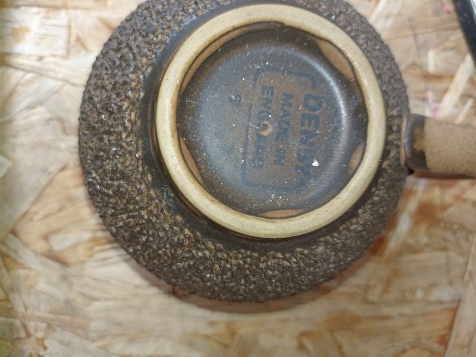 Filiżanka do herbaty Boho Brązowa Denny Brovn z lat 70 tych