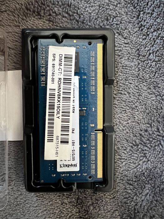 RAM  Kingston 4 Gb/1600 MHz do laptopa HP Pro Book 450 G1