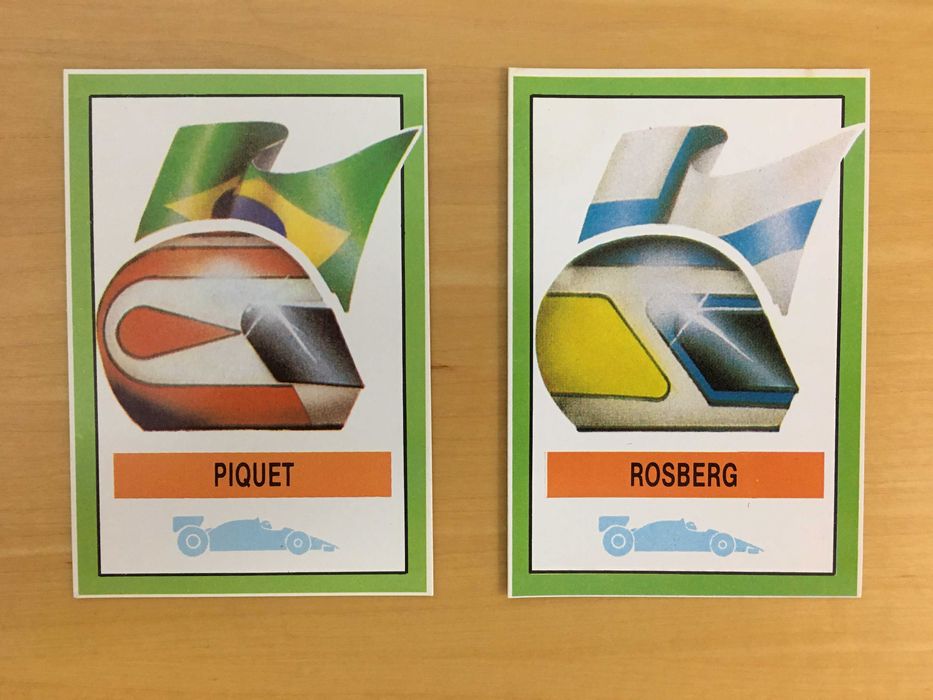 2 Calendários 1986 Capacetes Fórmula 1 (Portes incluídos)