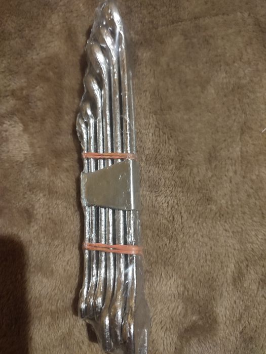 Zestaw 6 szt. kluczy płaskich dwustronnych