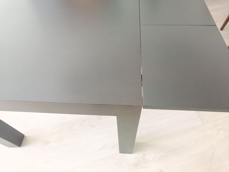Mesa mdeira maciça extensível