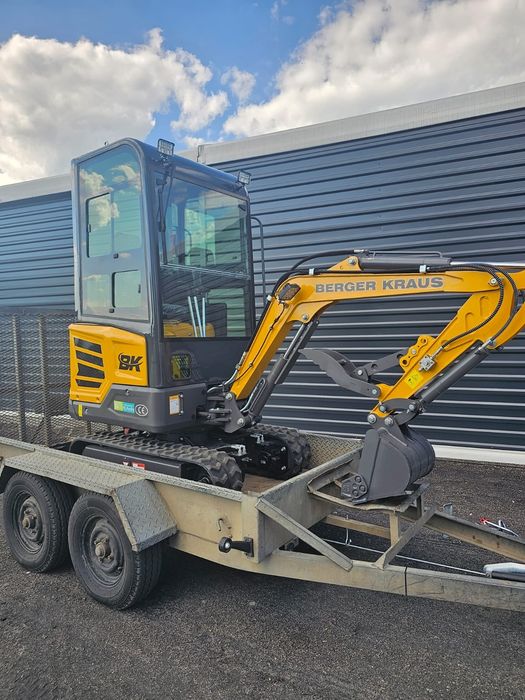 Wynajem minikoparki berger krause