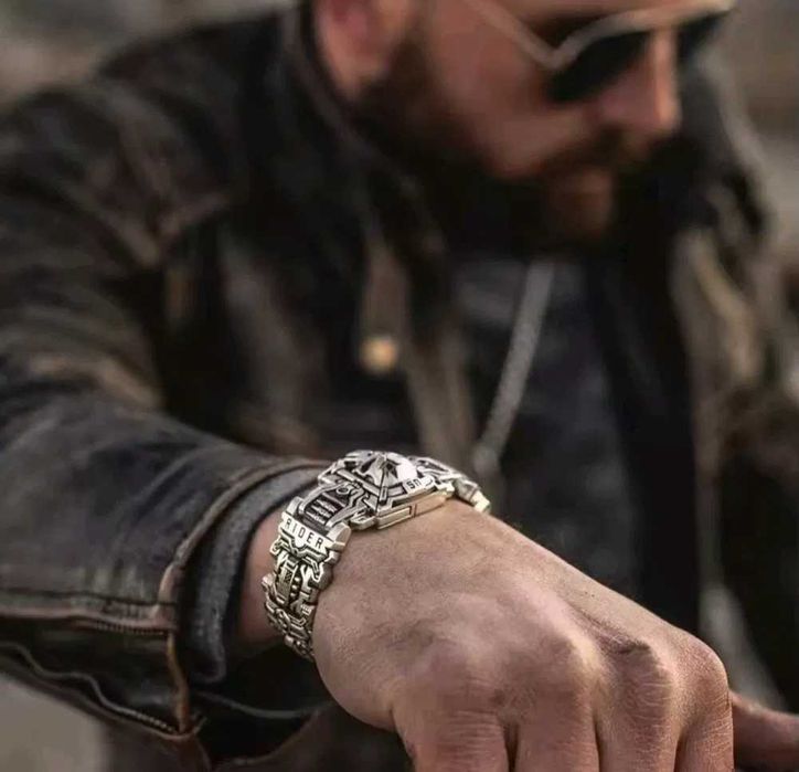 Браслет Rebel skull - мужской