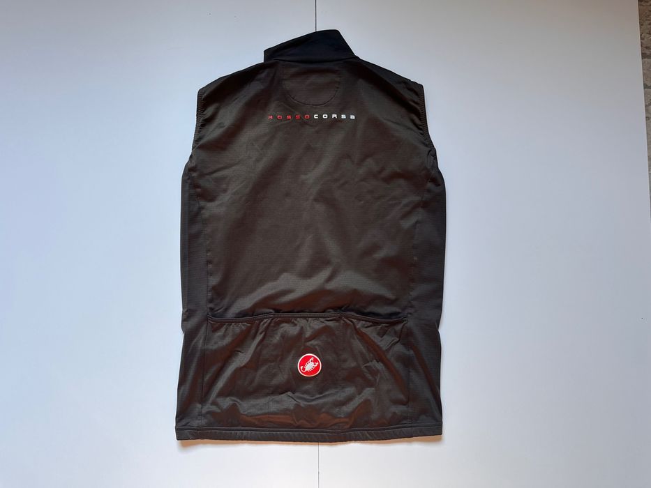 Kamizelka kolarska Castelli rosso corsa ocieplana