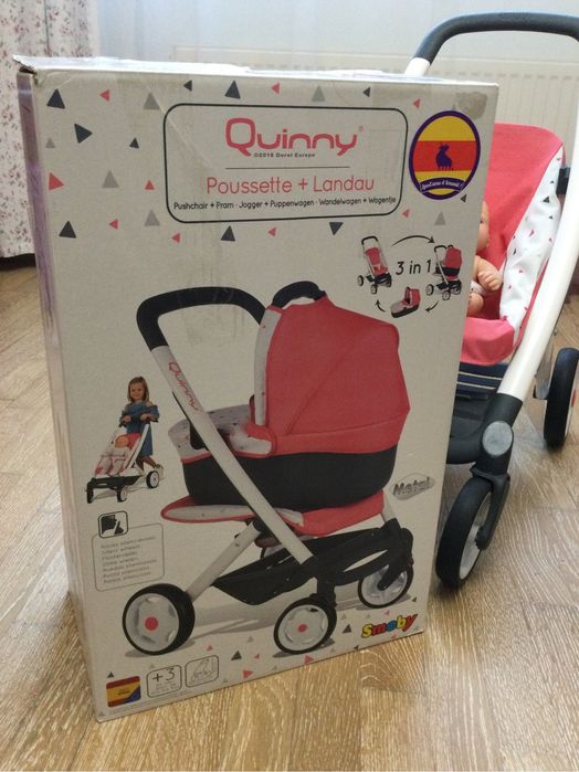 Коляска для ляльки Smoby maxi cosi&quinny 3 в 1