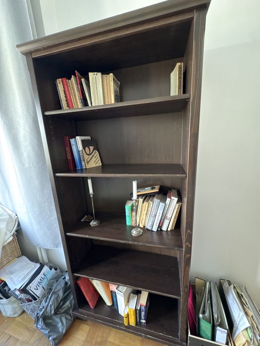Dwa regały Hemnes IKEA ciemny brąz