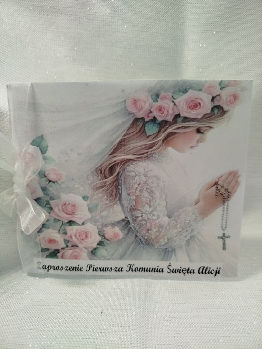 Zaproszenia Pierwsza Komunia Święta