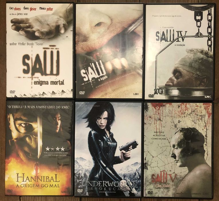 Original DVDs (€3.50): Harry Potter, SAW, Tarantino, National Geographic...64737916110594121