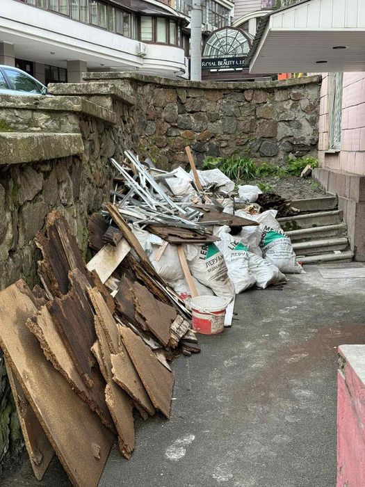 Вывоз мусора, вывоз хлама