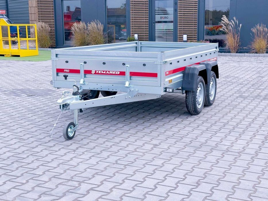 Burty stalowe, 264x150 cm, otwierany przód i tył - Temared PRO 2615/2