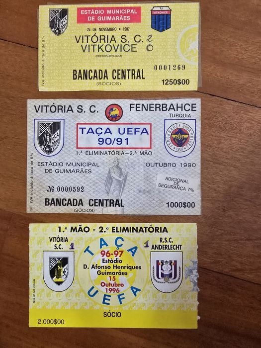 Bilhetes Vitória Sport Club