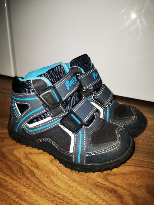 Buty chłopięce ocieplane zimowe wełna 28 na rzepy