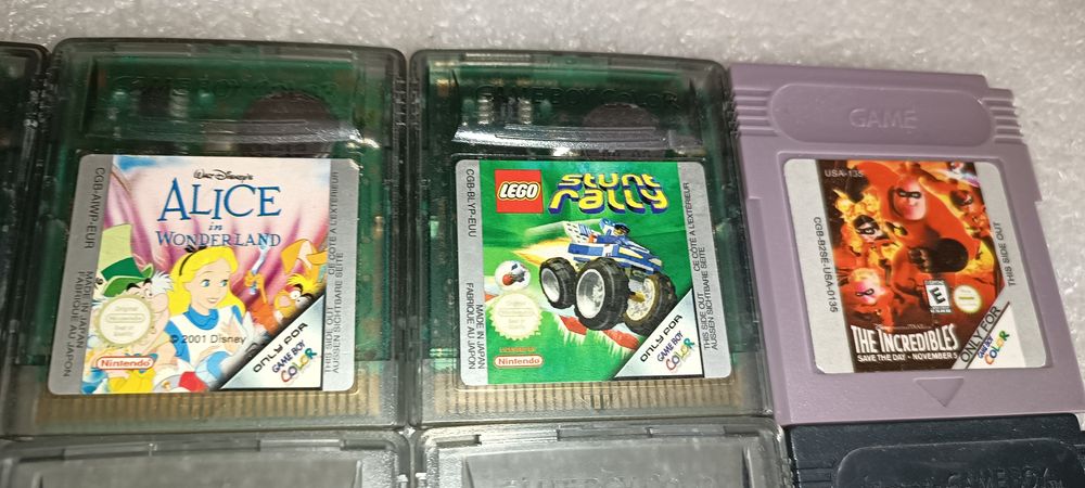 Antigo Lote de jogos Nintendo Gameboy Color - unidade 12 EUR