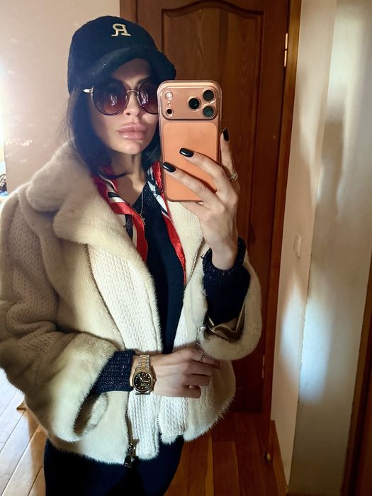 Норковая шуба жіноча