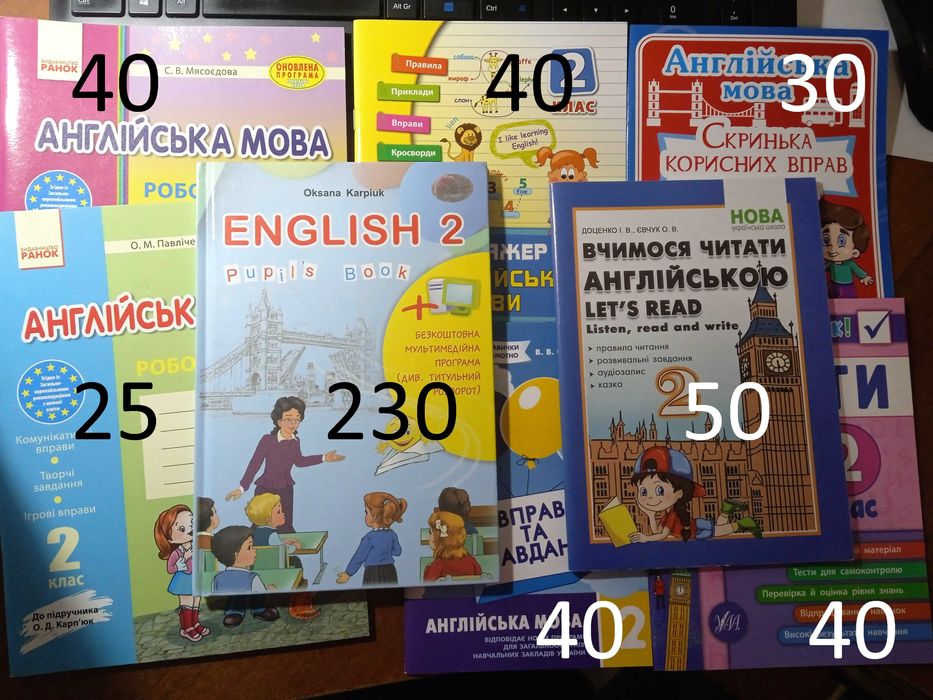 Англійська мова для 2 класу