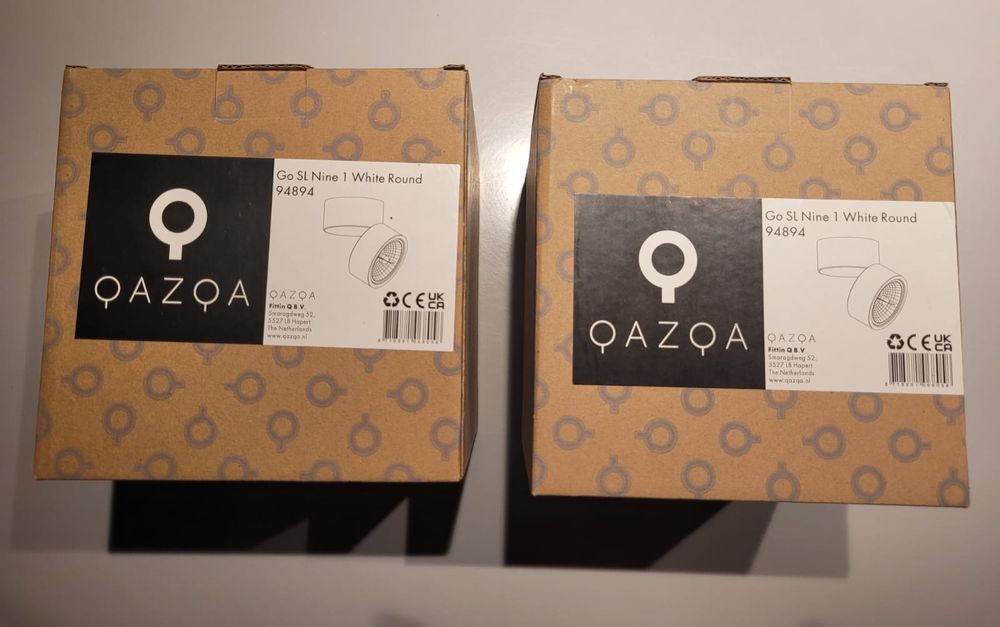 Nowoczesne spot regulowany biały - Go Nine