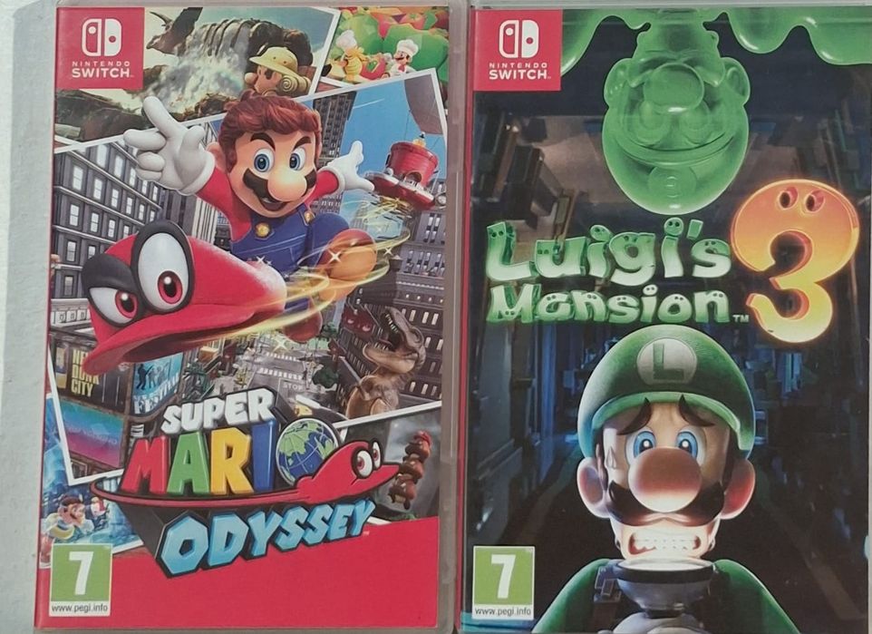 Super Mario Odyssey + Luigi’s Mansion 3 — Nintendo Switch