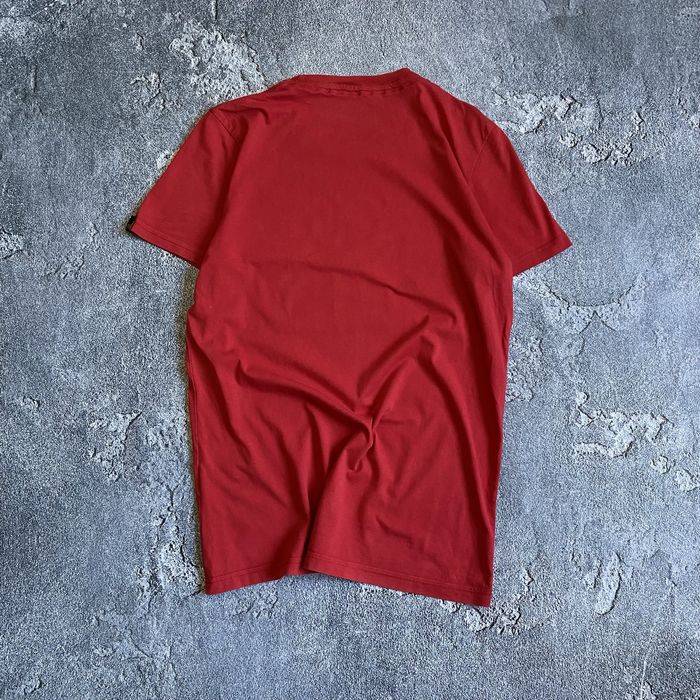 Футболка червона від alpha industries , чоловіча футболка альфа