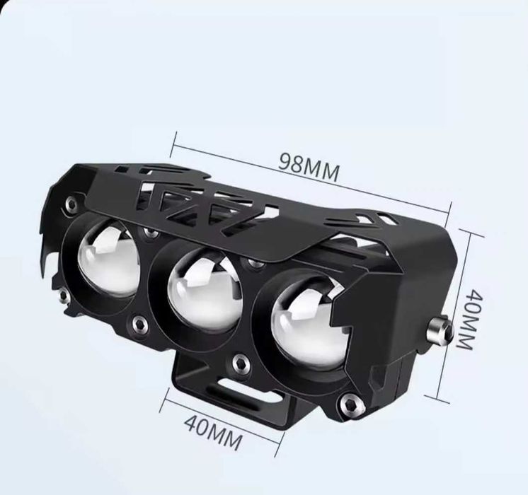 Светодиодная линзованая Led фара|противотуманки|ПТФ|ДХО