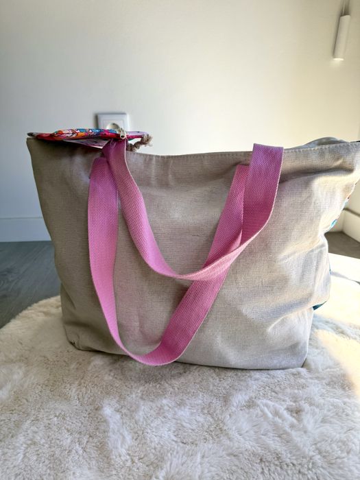 Saco praia + necessaire novo