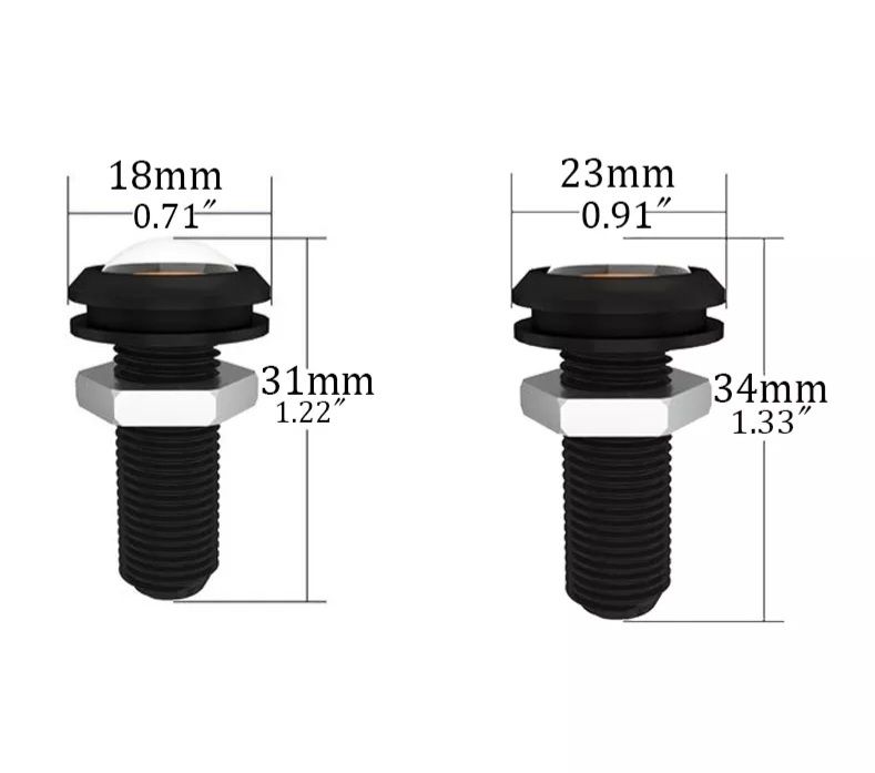Врезные Led ДХО Орлиный глаз все цвета