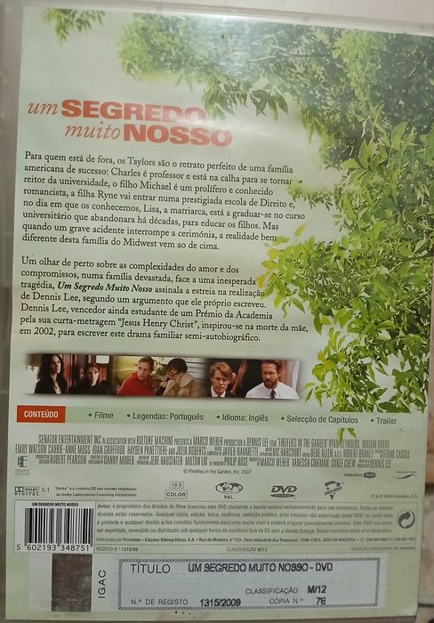 DVD Um Segredo Muito Nosso