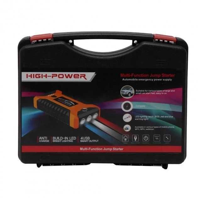 Пускозарядний пристрій Jump Starter JX27 99800 мАч з компресором Power bank Червоний