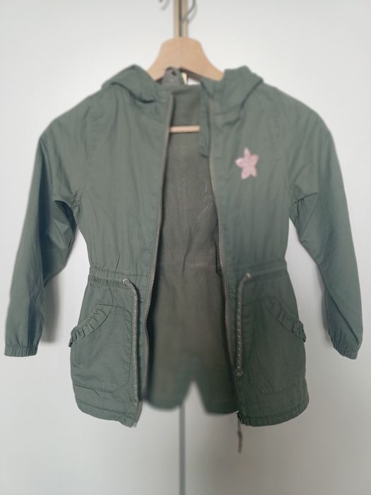 Parka kurtka zielona 122
