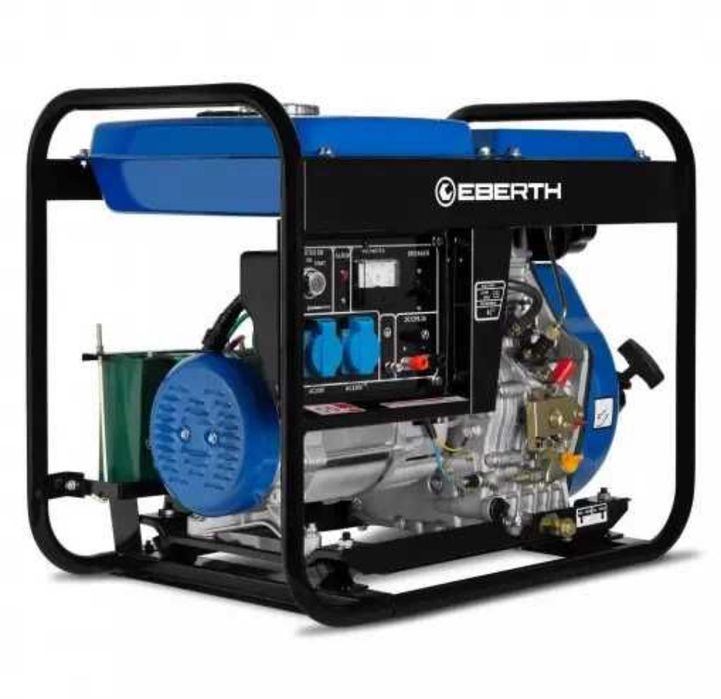 Новий EBERTH Німечіна геніратор 5 кв дізель стартер акумулятор