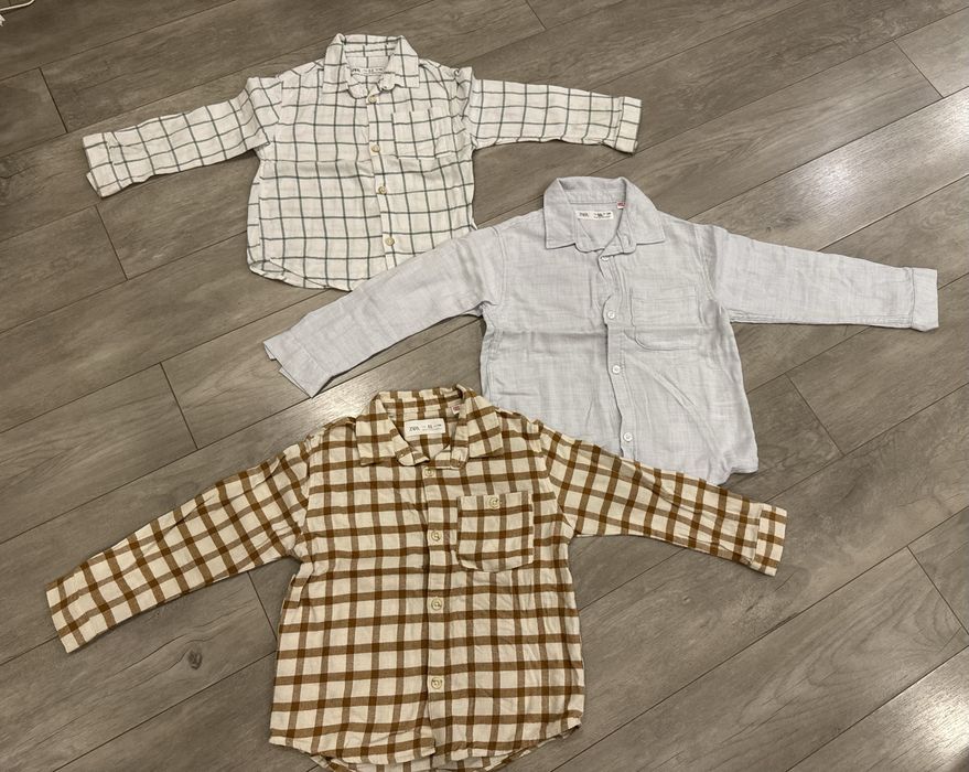 Рубашка Zara 98cm та 110cm