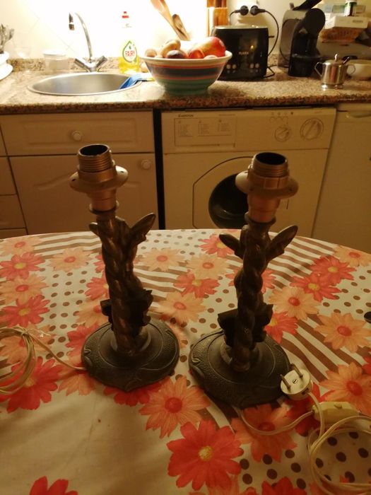 Candeeiros mesa cabeceira (Bronze)
