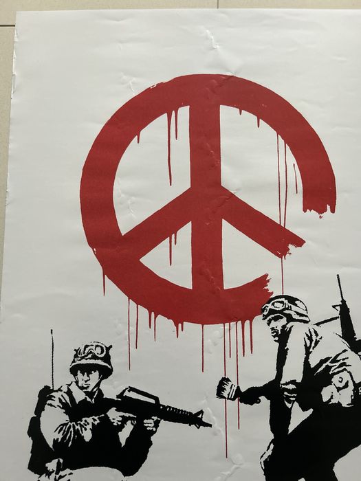 Poster Banksy Peace Soldiers